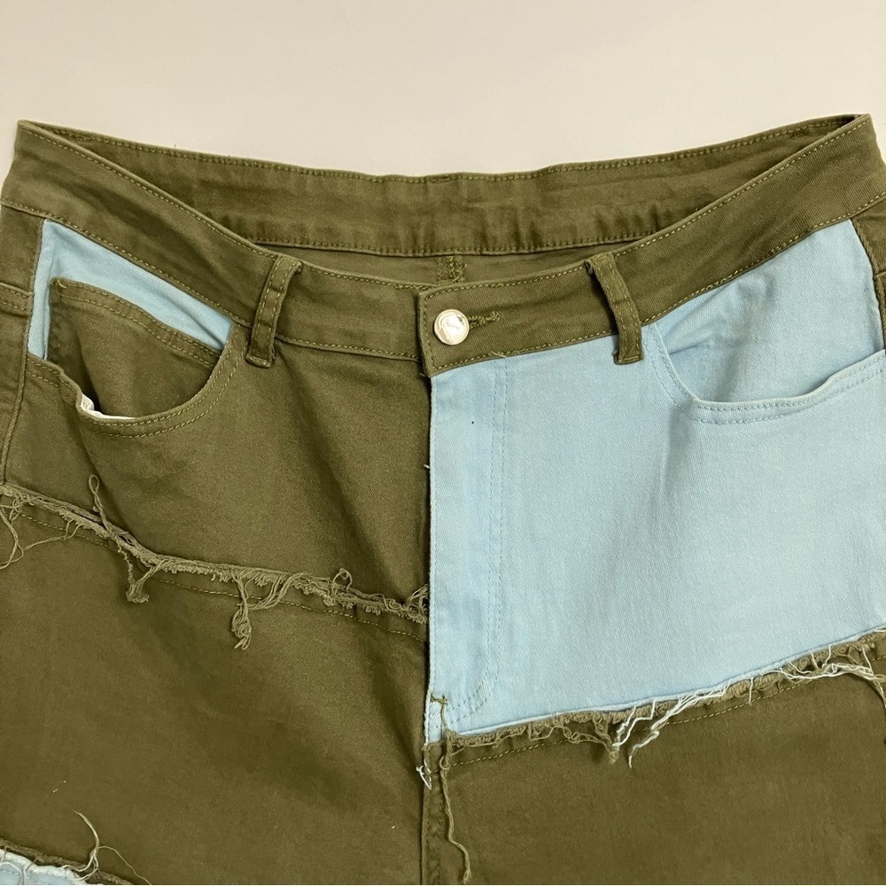 JEANS brand patchwork flare jeans - Picture 3 of 6